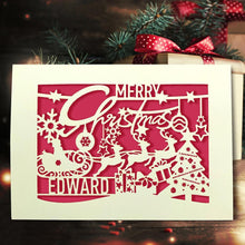 Load image into Gallery viewer, Personalised Merry Christmas Cards - EDSG
