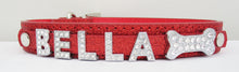 Load image into Gallery viewer, Personalised Bling Dog Cat Collars with Name UK - EDSG
