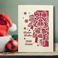 Load image into Gallery viewer, Personalised Merry Christmas Cards - EDSG
