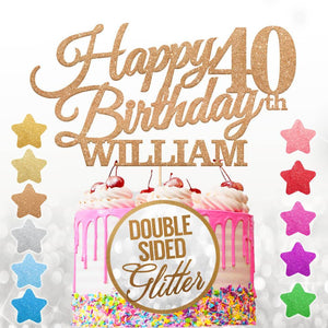 Personalised  10th Birthday Cake Topper - EDSG