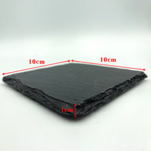 Load image into Gallery viewer, Personalised Engraved Square Slate Coasters Wedding Gift - EDSG
