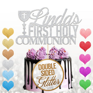 Personalised First Holy Communion Cake Topper - EDSG