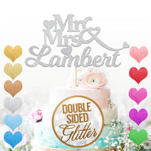Load image into Gallery viewer, Personalised Mr&amp;Mrs Cake Topper for Couples
