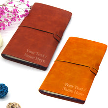 Load image into Gallery viewer, Personalised Leather Notebook A5 - EDSG

