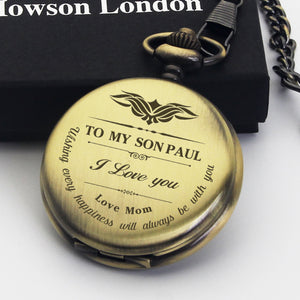 Personalised Engraved Pocket Watch Thankyou Gift - EDSG